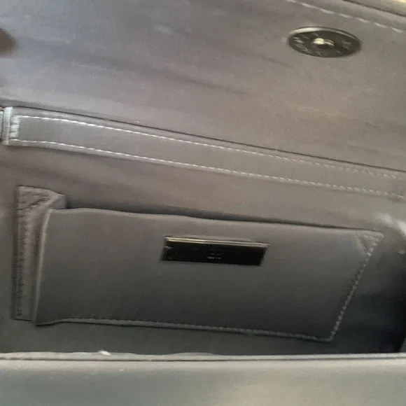 INC Clutch Purse Gray with rhinestones Good Condition - Picture 2 of 6